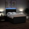 vidaXL Boxspringbett mit Matratze Schwarz 140x190 cm Stoff 3292799 Bild 5