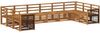 vidaXL Ecksofa Set 7 pcs Natur Massivholz Akazie 3384890 Bild 2