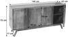 Sideboard HWC-L96, Kommode Schrank Anrichte, 4 Fächer und 4 Regalböden, Massiv-Holz Mango 72x146x43cm MVG, natur Bild 3