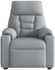 vidaXL Massagesessel Elektrisch Hellgrau Stoff 3303022 Bild 5