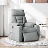 vidaXL Massagesessel Elektrisch Hellgrau Stoff 3303022 Bild 2
