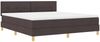 vidaXL Boxspringbett mit Kissen Dunkelbraun 180 x 200 cm Stoff 3338940 Bild 4