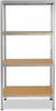 shelfplaza HOME 200x40x23 cm Schwerlastregal in grau-verzinkt mit 4 Böden und 175 kg Traglast pro Boden Bild 5