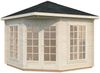 Palmako Holz-Pavillon Melanie 280x280 cm inklusiveFußboden Holzpavillon imprägniert Bild 2