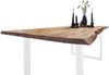 Esstisch Baumkante massiv Akazie eichefarben 140 x 80 weiß NIAH 159373968 Bild 2