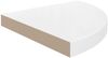 vidaXL Eck-Schweberegale 4 Stk. Hochglanz-Weiß 35x35x3,8 cm MDF 323909 Bild 4