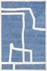 Wollteppich - Tranquil-Textures 170 x 120 cm - blau Bild 4