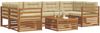 vidaXL Outdoor-Sofagarnitur mit Kissen 7 pcs Natur und Beige 3373083 Bild 3