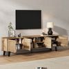 MODFU Lowboard offenes Design (TV-Ständer, TV-Konsolen-Entertainment-Center, 1 St, 8 separate Ablagefächer), passend für 70-Zoll-Fernseher Bild 3