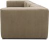 DOMO. collection Sofa 800011, 3 Sitzer, Rechteckig, individuell kombinierbar, Cord 3er Couch, modular, Polstergarnitur, 301 x 108 x 69 (BxTxH), schlamm Bild 4