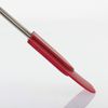 Westmark 2 Koch- und Teigschaber mit Silikonkopf, Länge: 22,5 cm/28,5 cm, Silikon/Rostfreier Edelstahl, Silicone, Rot/Silber, 154622E7 Bild 3