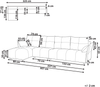 Ecksofa TOMRA Stoff Hellgrau Rechtsseitig Bild 2