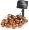 esotec LED Gartenleuchte orientalische Solarkette 20 Kugeln 9,5m +2m Zuleitung 3000K 102186, Dauer- oder Blinklicht, ON/OFF, automatisch EIN/AUS bei Dämmerung, LED fest integriert, 3000K warmweiß, Dauer- oder Blinklicht Bild 2
