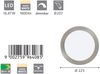 Eglo 96408 LED Einbauleuchte FUEVA 1 nickel-matt, 16,47W Ø225mm rund 3000K dimmbar Bild 2