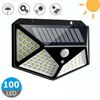 Rhein Beleuchtung LED Solarleuchte Solar Wandleuchte mit Bewegungssensor – 100 LED, 3 Modi, IP65, Solar Bewegungsmelder außen – Solarlampen für außen wasserdicht, LED fest integriert, Tageslichtweiß, Solar Außenlampe mit 120° Erkennung – kabellos & ene... Bild 4