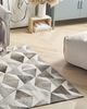 Teppich Kuhfell grau 160x230 cm Patchwork ALAKA Bild 3