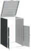 vidaXL Mülltonnenbox für 1 Tonne Anthrazit 72x81x115 cm Stahl 4006173 Bild 4