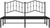 vidaXL Bettgestell mit Kopfteil Metall Schwarz 180x200 cm 373793 Bild 5