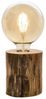 Nino Leuchten Tischlampe Wohnzimmer Tischleuchte Schlafzimmer Holz Glas 51760146 Bild 3
