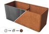 PRIMEYARD Cortenstahl Hochbeet Mario 200x80x60 cm inkl. Lochboden, Rost-Optik Bild 2