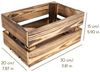 Creative Deco Holzkiste 3x Weinkisten Set Obstkiste Holz (3 Kisten) Bild 3