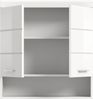 Xonox Scout Hängeschrank (B/H/T: 74x79x24 cm) in weiß Nachbildung und weiß Hochglanz tiefzieh Bild 2