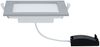 TIP Einbauleuchten Set Panel eckig LED 1x12W 230V 3000K 165x165mm Chrom matt/Kunststoff12894 Bild 3
