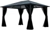 Vente-unique - RADELA Arbour and gazebo Metall Grau - B 300 cm x H 260 cm x L 398 cm Bild 3