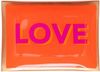 Giftcompany - Glasteller "Love Plates" Love Dekoteller 14x10cm Orange 1088204011 Bild 4