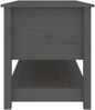 Couchtisch Grau 102 x 49 x 55 cm Massivholz Kiefer [820923] Bild 4
