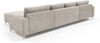 Ecksofa Avila, Couch U-Form, Sofa U-Form mit Schlaffunktion, Sofa POSO-Stoff Cordstoff, 390 x 80 x 180 cm, Beige Bild 4