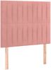 vidaXL Boxspringbett mit Matratze Rosa 120x200 cm Samt 3137958 Bild 5