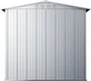 Vente-unique - LINUS Gartenhaus Metall Grau - B 103 cm x H 187 cm x L 191 cm Bild 5