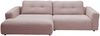 KAWOLA Sofa MIKA Ecksofa Cord rosa Longchair links 86 x 167 x 276 cm Bild 4