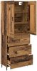 vidaXL Highboard mit Schubladen 2 pcs Altholz Holzwerkstoff 3415629 Bild 5