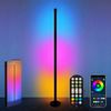Ophy LED Stehlampe LED Stehleuchte 120 cm – RGB dimmbar, Fernbedienung & App, über 3000 Beleuchtungsmodi, Musikmodus, Timer – für Schlafzimmer & Spielzimmer (Eckleuchte) Bild 2
