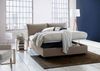 Dmora Doppelbett Agalo, Stoffbett mit Stauraum, Öffnung vorne, geeignet für Matratze 140x200 cm, 100 % Made in Italy, TaubenGrau Bild 4