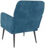 vidaXL Sessel Blau 62x79x79 cm Samt 351413 Bild 4