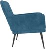 vidaXL Sessel Blau 62x79x79 cm Samt 351413 Bild 5