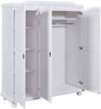 Kleiderschrank >Bastian< (BxHxT 150 x 180 x 56 cm) in Weiss - 150x180x56 (BxHxT) Bild 5