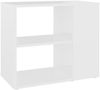 vidaXL Beistelltisch, Spanplatte, Weiß, 60 x 30 x 50 cm Bild 2