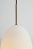 Halo Design No. 739905 Pendelleuchte Bodø Opal Messing gebürstet 20cm Bild 3