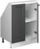 Küchenschrank für Dachschrägen R-Line Anthrazit Landhaus 60 cm mit 2 Türen Vicco Bild 5