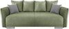 Schlafsofa >Phedra< in 9757 Corto grün, Mikrofaser/Stoff - 242x90x131cm (BxHxT) Bild 5