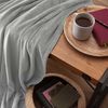Lumaland Kuscheldecke, Coral-Fleece hellgrau, 150 x 200 cm Bild 4