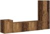 vidaXL TV-Schrankset Wandmontiert 4 pcs Altholz Holzwerkstoff 3409004 Bild 2