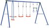 vidaXL Outdoor Schaukelset Mehrfarbig 330 x 185 x 185 cm Stahl und PE 3429836 Bild 2