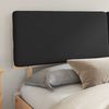 vidaXL Bettgestell mit gepolstertem Kopfteil Schwarz 200 x 200 cm 3398076 Bild 3