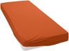 Janine Mako Jersey Spannbetttuch Bettlaken 180 - 200 x 200 cm OVP 5007 67 rost-orange Bild 4