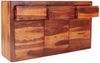 Kommode Tina 160x90x45 aus Sheesham-Massivholz Bild 3